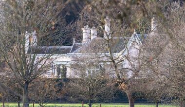 Adelaide Cottage, the home of the Prince and Princess of Wales for the past three years