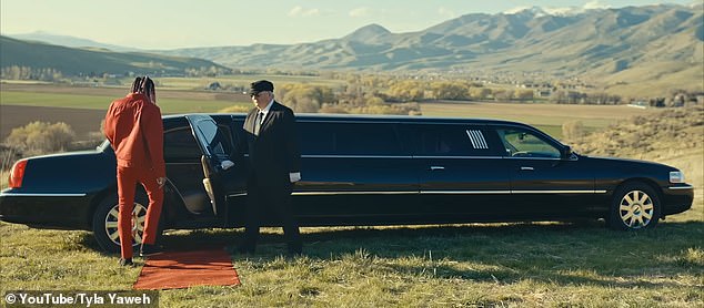 He appeared as a limo driver and claims his role was 'crucial' in illustrating the video's 'central theme of unlimited wealth, fame, privilege, power, and success'