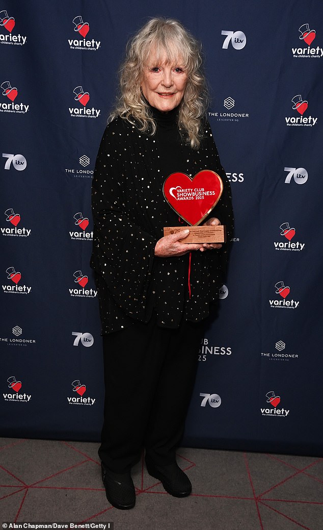 Petula Clark, 92, was awarded the Outstanding Contribution to Theatre and Entertainment, while Lesley Joseph was honoured for her commitment to theatre and television