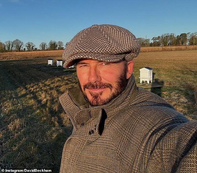 David Beckham has admitted he was inspired to adopt a rural lifestyle after seeing how 'modern day caveman' Guy Ritchie loved the outdoors