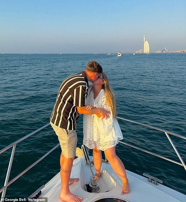Gogglebox star Georgia Bell and her partner Josh Newby has gotten engaged after a romantic Dubai proposal, she shared on Instagram on Sunday
