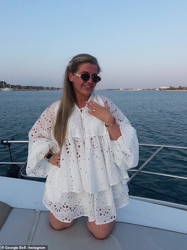 Georgia took to Instagram on Sunday to share that Josh - who she welcomed her second child with last year - had popped the question during a holiday to Dubai