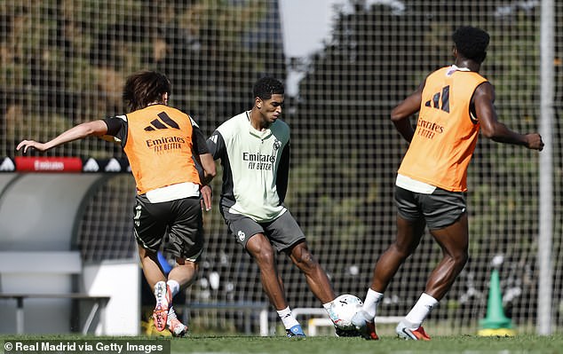 Bellingham stayed in Madrid to train after not being picked for England duty by Thomas Tuchel