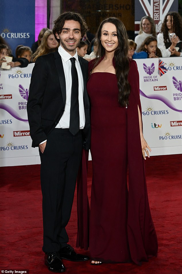 The Wanted's Nathan Sykes tied the knot with stunning fiancée Charlotte Burke in a lavish ceremony earlier this month the couple announced (pictured on Monday)