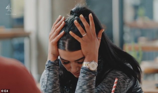 The married couple had an intense argument on Sunday, with Joe asking his wife if she could really see it working on the outside, which resulted in him walking out