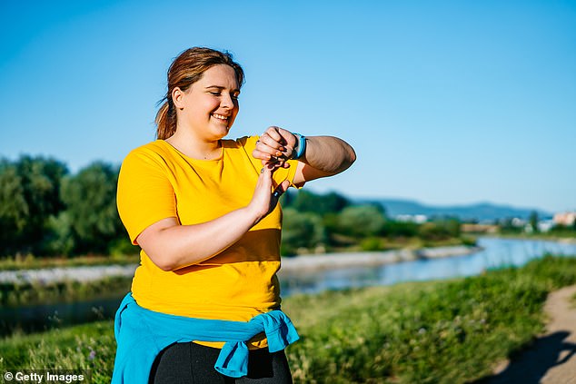 Researchers found users felt ¿shame¿ when logging unhealthy foods, ¿irritation¿ by notifications sent by the apps and disappointment when people were not able to meet their goals (picture posed by model)