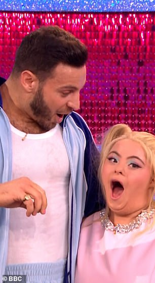 Ellie was lost for words