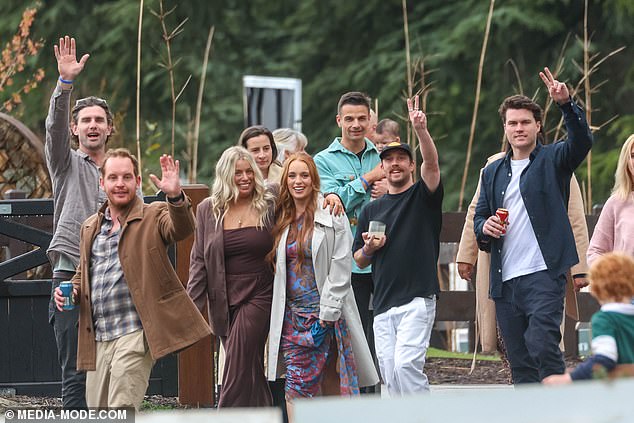 Not even the dreary weather conditions could dampen the mood of the excited contestants