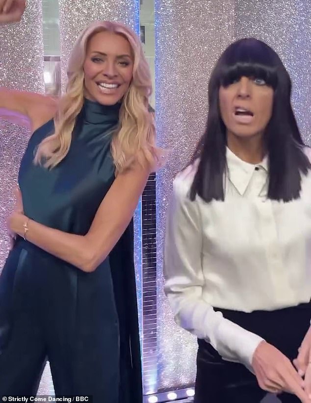 The pair looked happier than ever despite this season  of the show being their last as a presenting duo