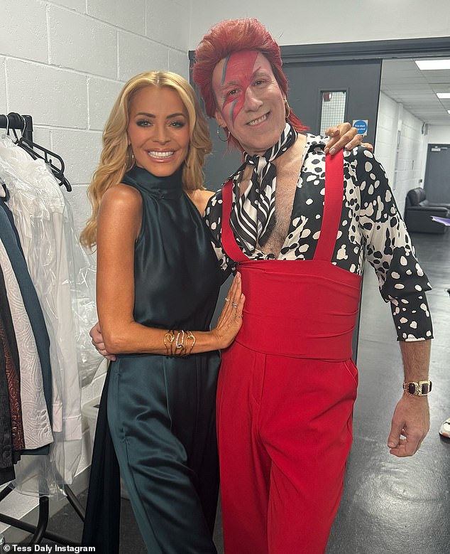 Tess also shared a series of snaps to Instagram as she confessed: 'One of my favourite weeks of the season ICONS WEEK'