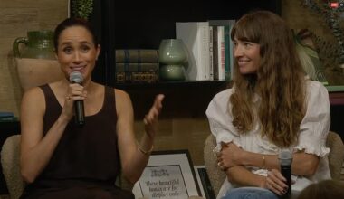 Meghan Markle's 'longtime friend' Courtney Adamo has seemingly brushed off their recent 'awkward exchange' by paying a gushing tribute to the Duchess of Sussex