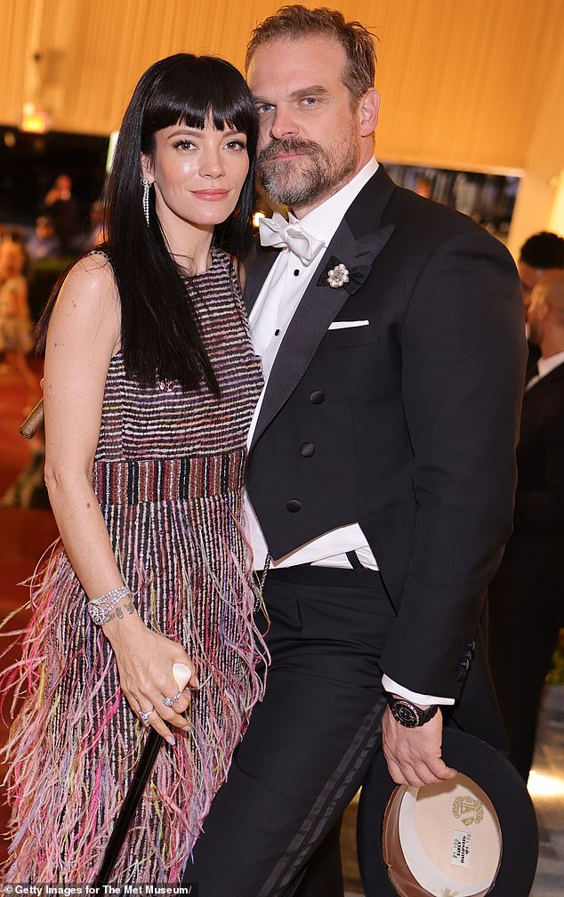 Ms Allen and Harbour at the 2022 Met Gala celebrating In America: An Anthology Of Fashion