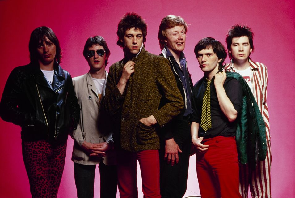 The Boomtown Rats in 1978 featuring Bob Geldof (centre)