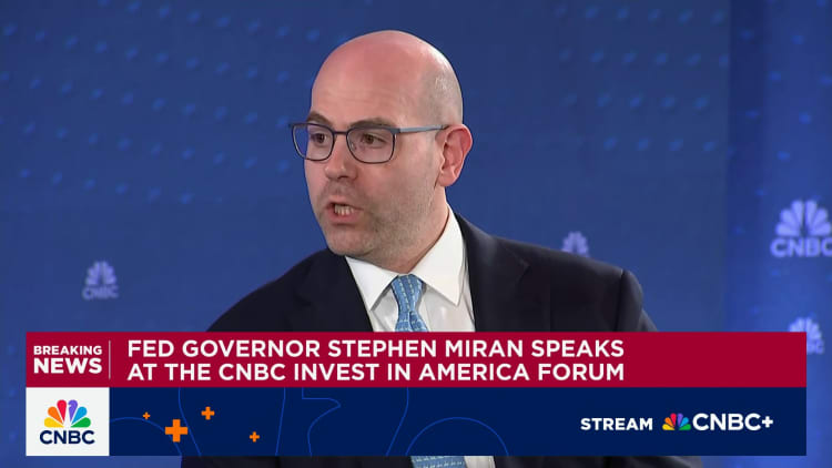 Fed Governor Stephen Miran: I do think uncertainty potentially explains first half weakness