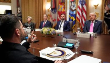 Trump calls on Ukraine and Russia to ‘stop where they are’ and end the war after Zelensky meeting
