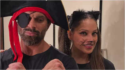 Bipasha Basu, Karan Singh Grover and daughter Devi steal hearts with adorable halloween celebration, shares photos with fans
