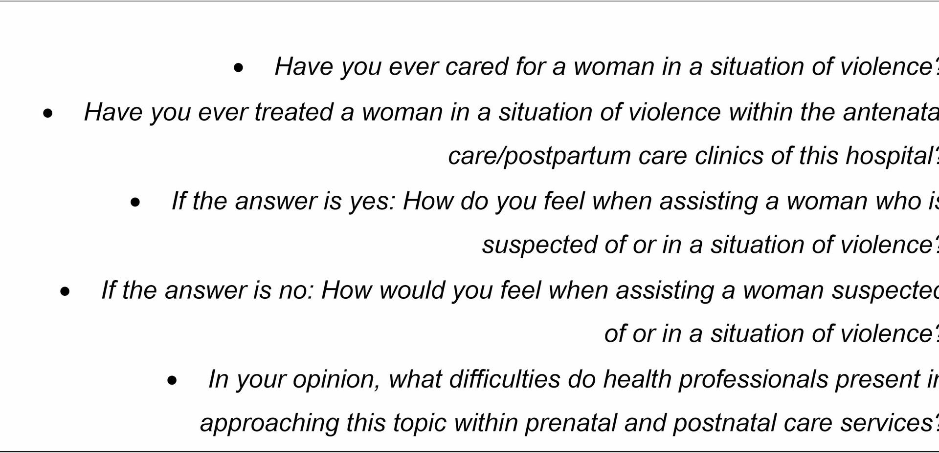 Addressing domestic violence by obstetric and gynecological resident doctors: pre-post intervention study | BMC Medical Education
