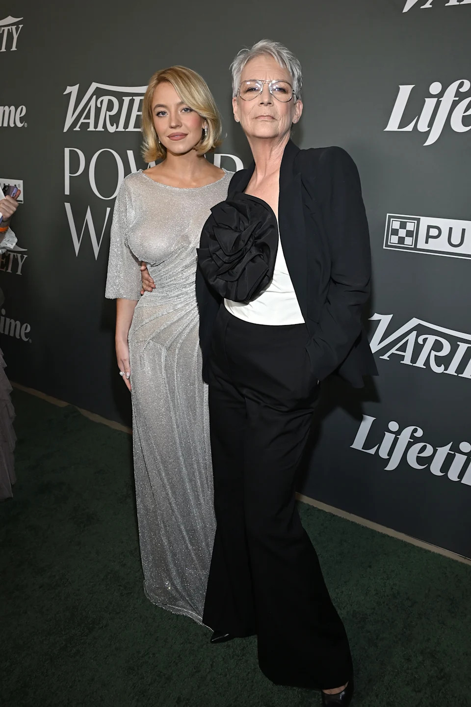 Sydney Sweeney and Jamie Lee Curtis