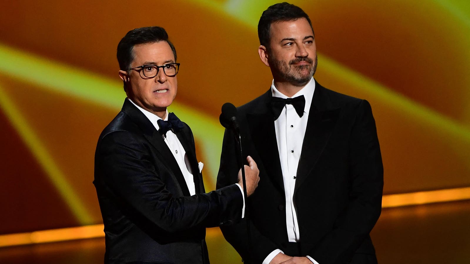 Kimmel And Colbert Appear On Each Other's Shows: Address Cancellation and Suspension
