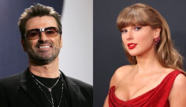 George Michael's 'Father Figure' is sampled on Taylor Swift's new album The Life of a Showgirl.