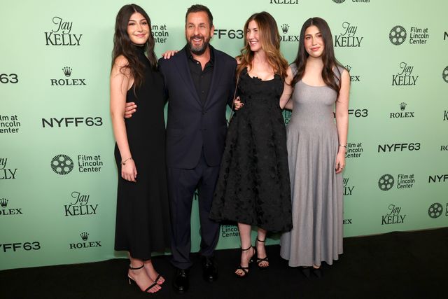 Cindy Ord/Getty&nbsp; Sunny Sandler, Adam Sandler, Jackie Sandler and Sadie Sandler