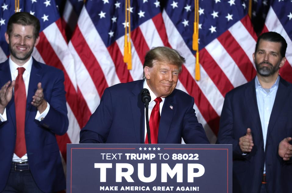 Donald Trump, Eric Trump, Donald Trump Jr, bitcoin, bitcoin price, crypto, image