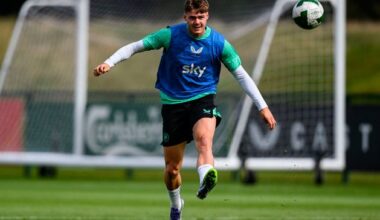 Ireland medics to assess Evan Ferguson’s injury as Will Ferry called up ahead of World Cup double-header