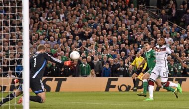 Ireland v Germany: ‘Germany didn’t want to swap shirts. They didn’t really shake our hands’ – 10 years since Ireland shocked the world champions