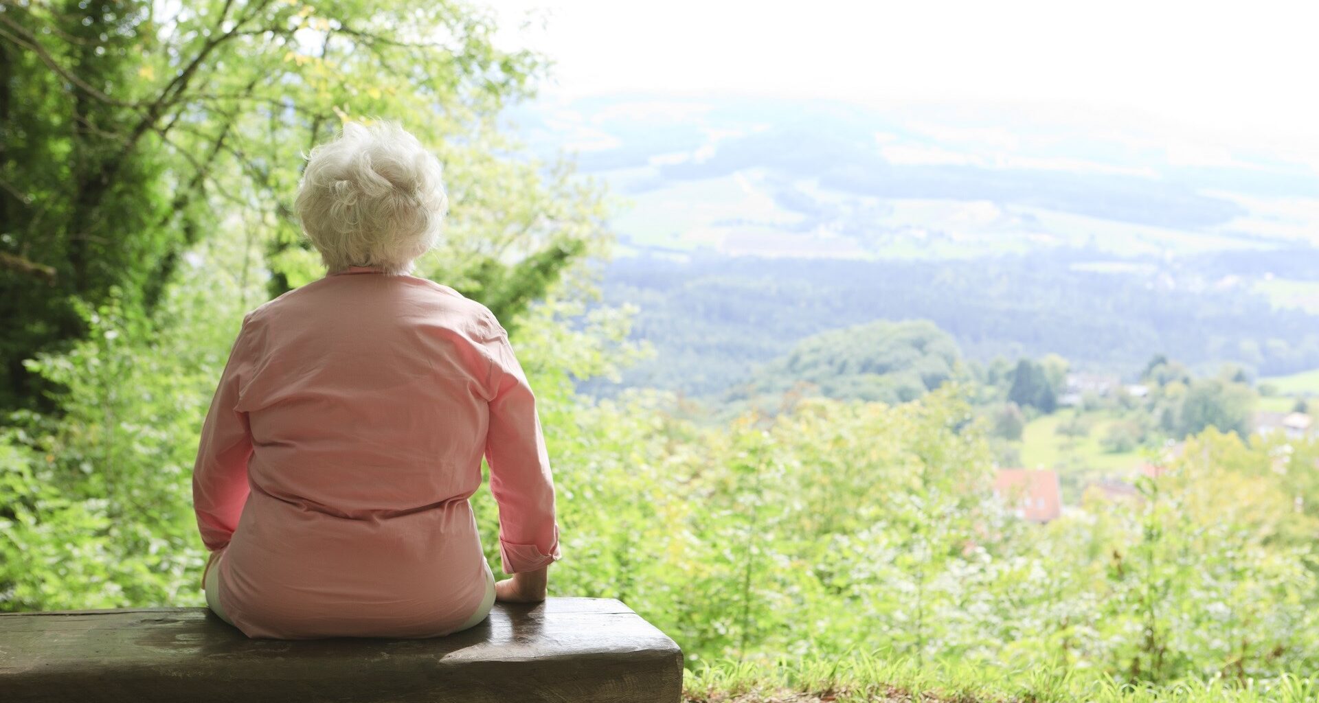 Retirement - lonely person stock photo