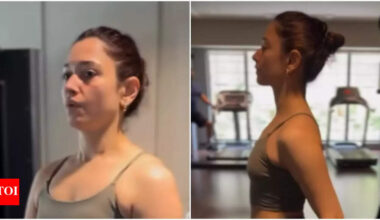 Tamannaah Bhatia hits the gym following a tough 90-minute dance workout - See pics |