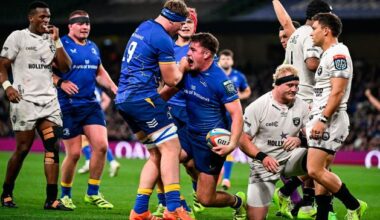 Leinster take URC frustrations out on Sharks to get title defence up and running at Aviva Stadium