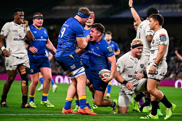 Leinster take URC frustrations out on Sharks to get title defence up and running at Aviva Stadium