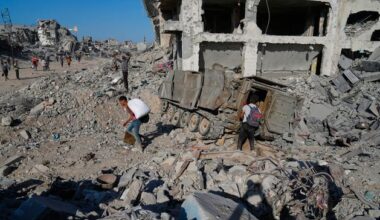 Gazans begin trek back to ruined homes as preparations begin for release of hostages