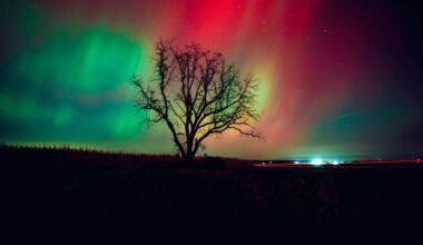 Aurora, Comets And Meteors Over The U.S.