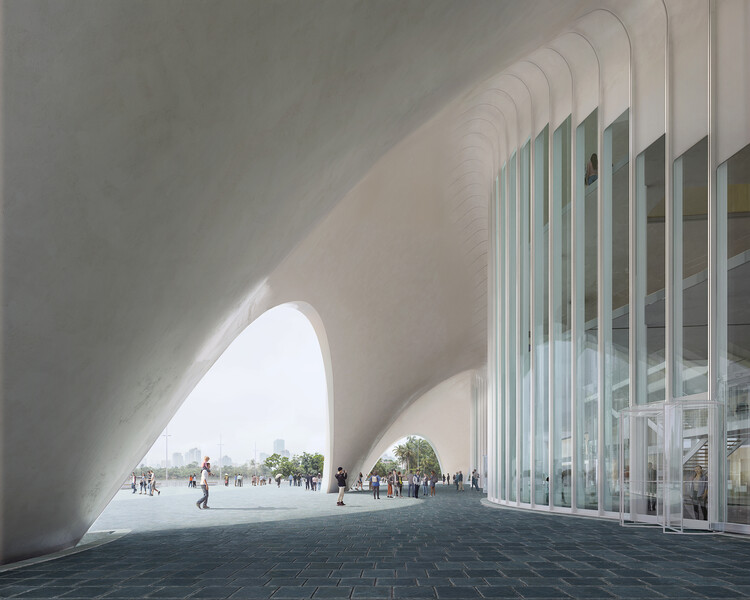 Renzo Piano Building Workshop Designs Curved Concrete Opera Hall Rising from Hanoi’s West Lake - Image 5 of 11