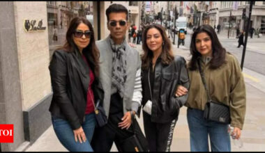 Moments from Karan Johar, Gauri Khan, Bhavna Panday, and Maheep Kapoor's London vacation |