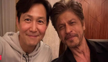'Squid Game' fame Lee Jung-jae surprises fans by posing alongside superstar Shah Rukh Khan