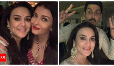 Looking back at Bachchan's 2019 Diwali bash: Aishwarya Rai and Preity Zinta's sweet reunion, Abhishek Bachchan's goofy pose | Hindi Movie News