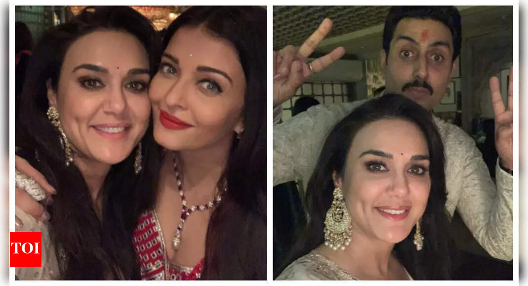 Looking back at Bachchan's 2019 Diwali bash: Aishwarya Rai and Preity Zinta's sweet reunion, Abhishek Bachchan's goofy pose | Hindi Movie News