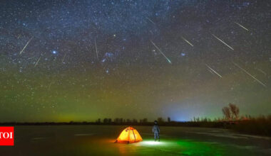 Orionid meteor shower peaks over US tonight: When and where to catch the blazing trails | World News