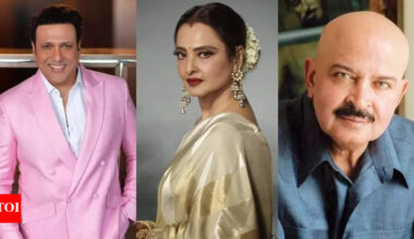 When Govinda and Rakesh Roshan admitted their dream of going on a date with Rekha | Hindi Movie News