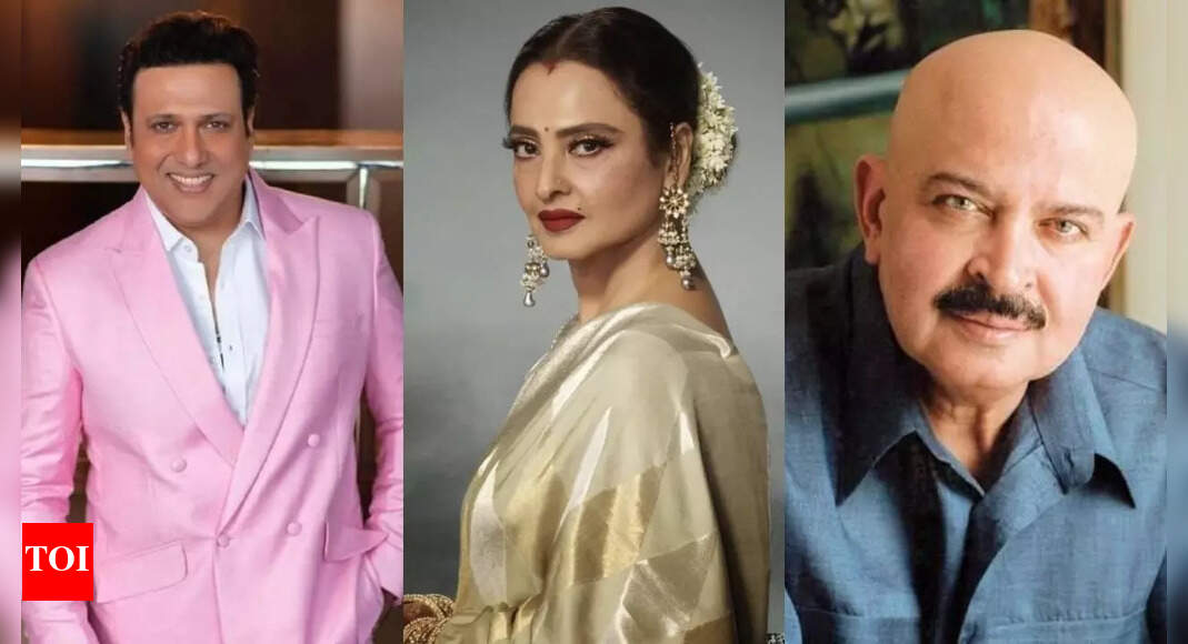 When Govinda and Rakesh Roshan admitted their dream of going on a date with Rekha | Hindi Movie News