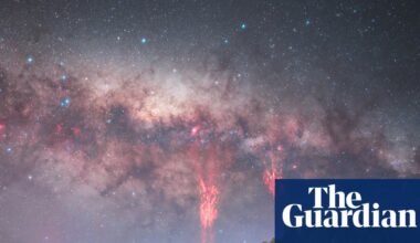 ‘A perfect coincidence’: rare red lightning captured in New Zealand skies | New Zealand