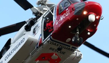 Irish Coast Guards rescues 12 crew members off the coast of Cork