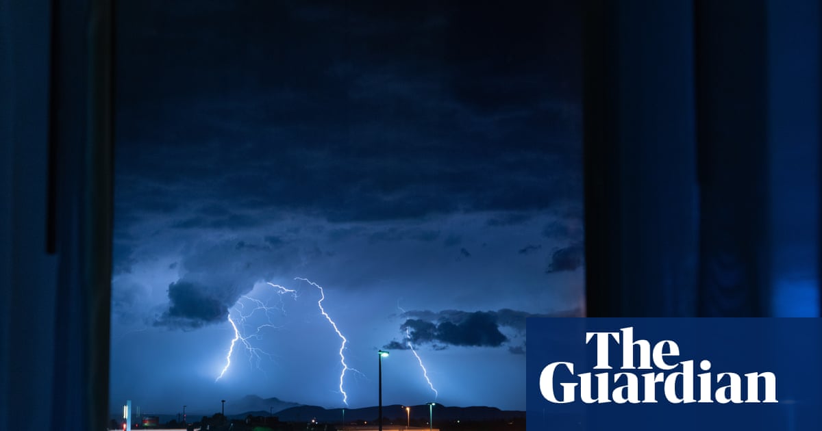 Lightning strikes seen from a storm-chaser’s window: Hank Schyma’s best photograph | Art and design