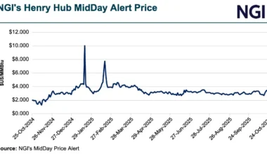 Bears Sink Claws into Natural Gas Futures — MidDay Market Snapshot