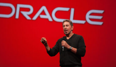 SAN FRANCISCO, CA - SEPTEMBER 28:  Oracle Executive Chairman of the Board and Chief Technology Officer, Larry Ellison, delivers a keynote address during the 2014 Oracle Open World conference on September 28, 2014 in San Francisco, California.