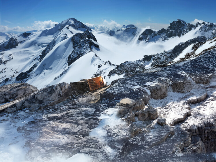 CRA–Carlo Ratti Associati Designs Self-Sufficient Bivouac Pavilion for the 2026 Milano Cortina Winter Olympics - Image 3 of 6