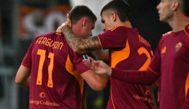 Ireland striker Evan Ferguson forced off with injury after just seven minutes of Roma’s league win over Parma