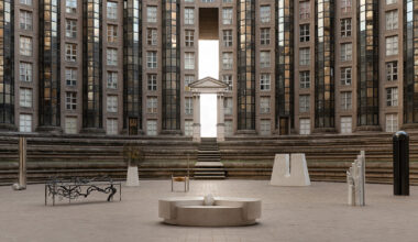 galerie philia show activates brutalist landmarks in grand paris